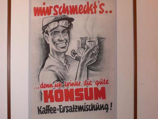 ...denn ich trinke die gute Konsum Kaffee-Ersatzmischung