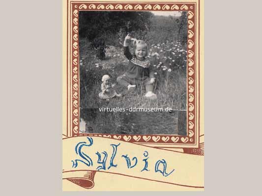 Kindheit in der DDR, ich mit meiner ersten Puppe, 1959