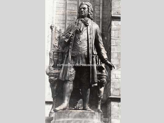 Bachdenkmal Thomaskirche 1985, H. Stahl Leipzig
