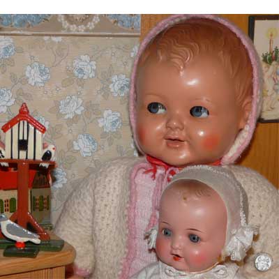 Meine Marion - eine Sonneberger Puppe, 65 cm groß