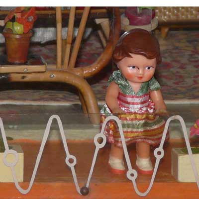 ARI-Puppe in Originalkleidung, 50er-/60er Jahre