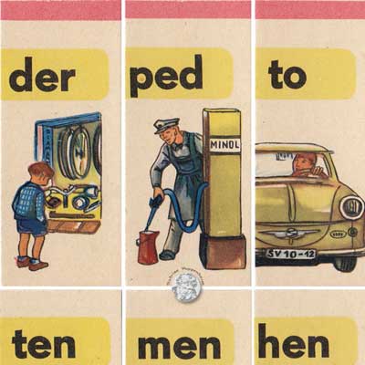 So lesen wir gern, Rudolf Forkel Verlag, Auflegekarten Tafel 4