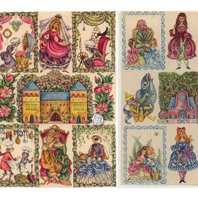 Dornröschen und Schneeweißchen und Rosenrot, Bögen aus meiner Kindheit