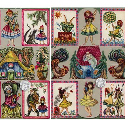 Rotkäppchen und Frau Holle, Bögen aus meiner Kindheit