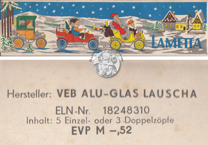 DDR Weihnachtsbaumschmuck Lametta