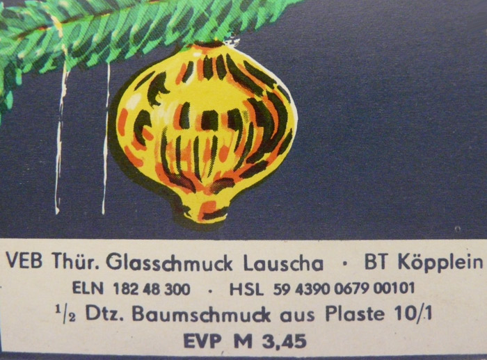 DDR Weihnachtsschmuck
