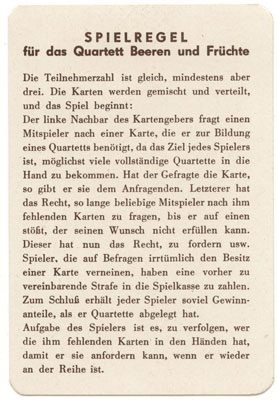 Quartett Beeren und Früchte