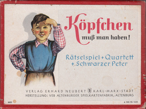 Quartett Köpfchen muss man haben, DDR