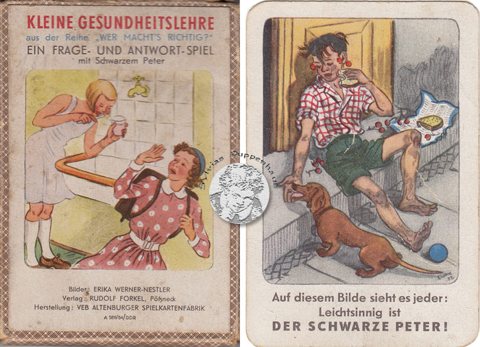 Kleine Gesundheitslehre - Quartettspiel DDR