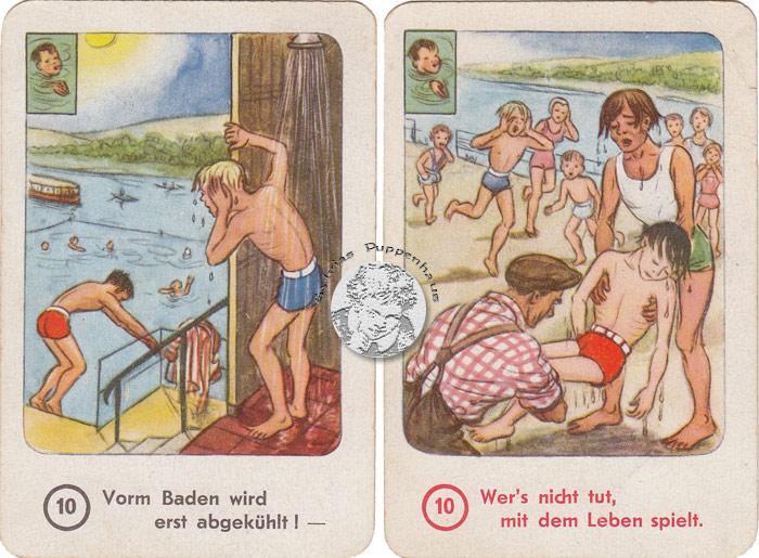 Kleine Gesundheitslehre - Quartettspiel DDR