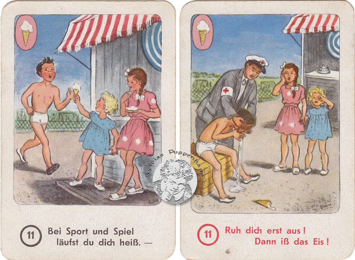 Kleine Gesundheitslehre - Quartettspiel DDR