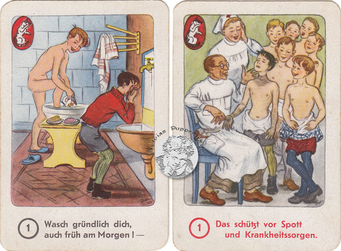 Kleine Gesundheitslehre - Quartettspiel DDR