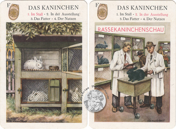 Haustiere - Quartettspiel DDR