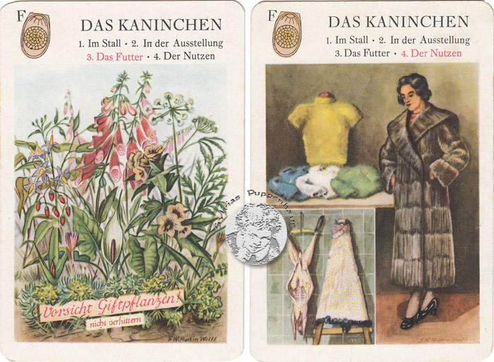 Haustiere - Quartettspiel DDR