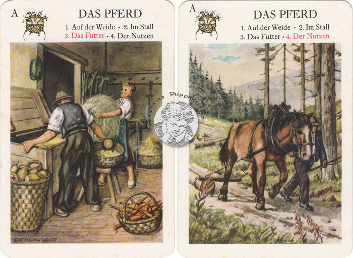 Haustiere - Quartettspiel DDR