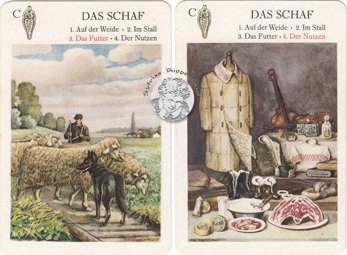Haustiere - Quartettspiel DDR