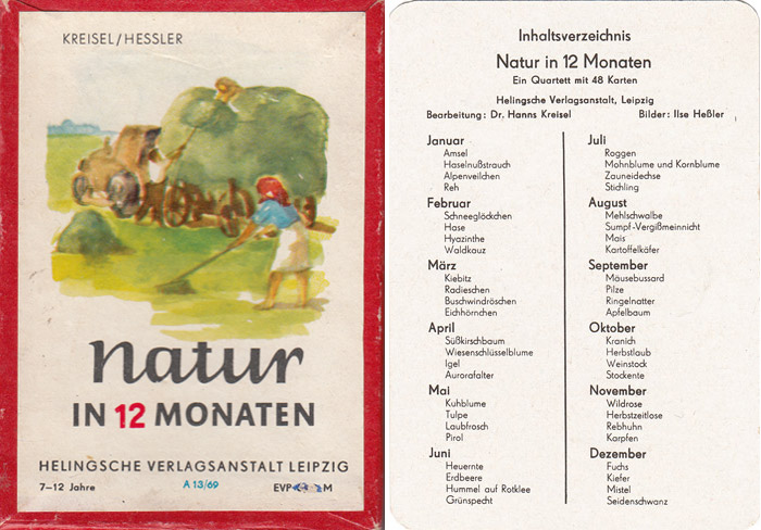 Quartett Natur in 12 Monaten
