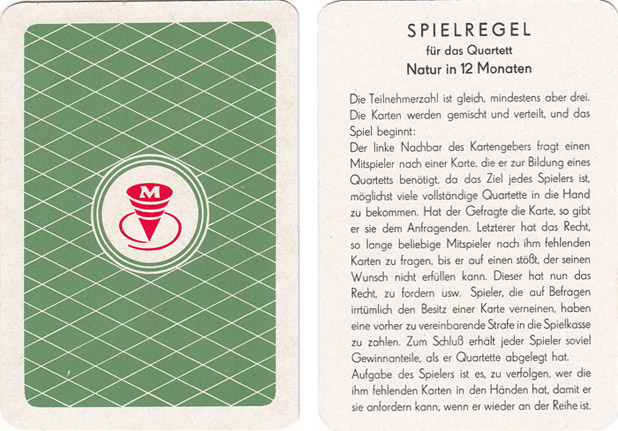 Quartett Natur in 12 Monaten