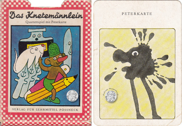 Das Knetemännlein - Quartettspiel mit Peterkarte