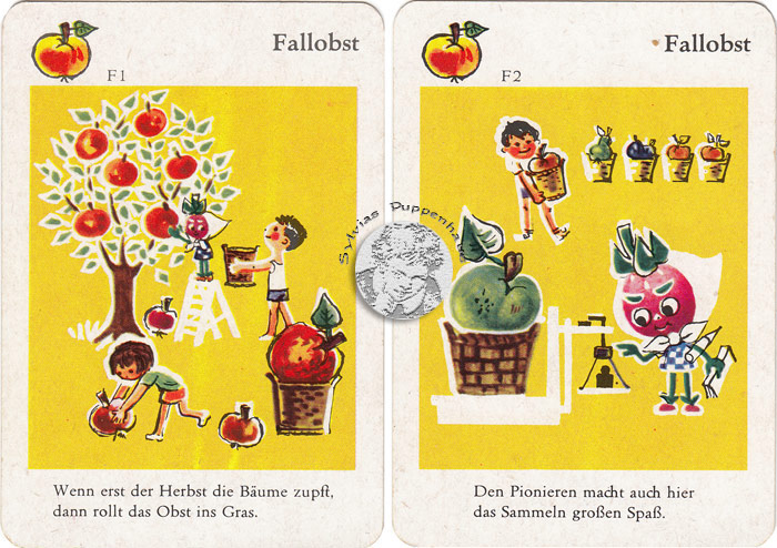 Korbine Früchtchen Quartettspiel DDR
