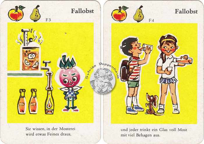 Korbine Früchtchen Quartettspiel DDR