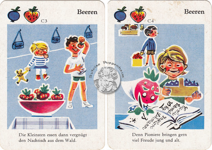 Korbine Früchtchen Quartettspiel DDR