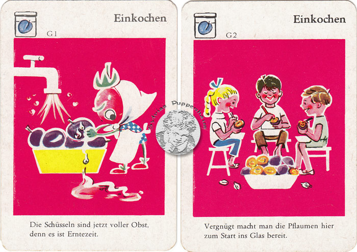 Korbine Früchtchen Quartettspiel DDR