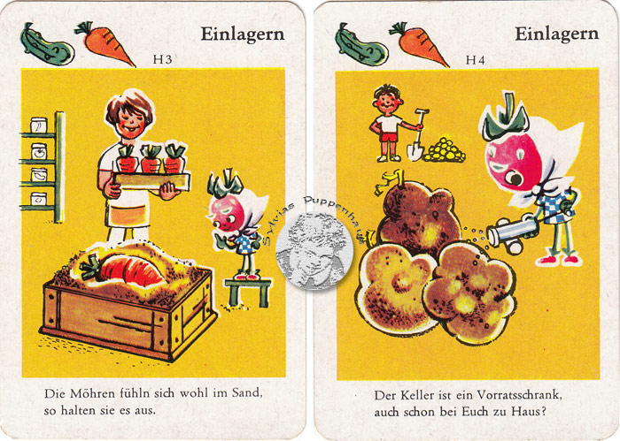 Korbine Früchtchen Quartettspiel DDR