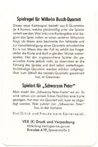 W. Busch Quartett