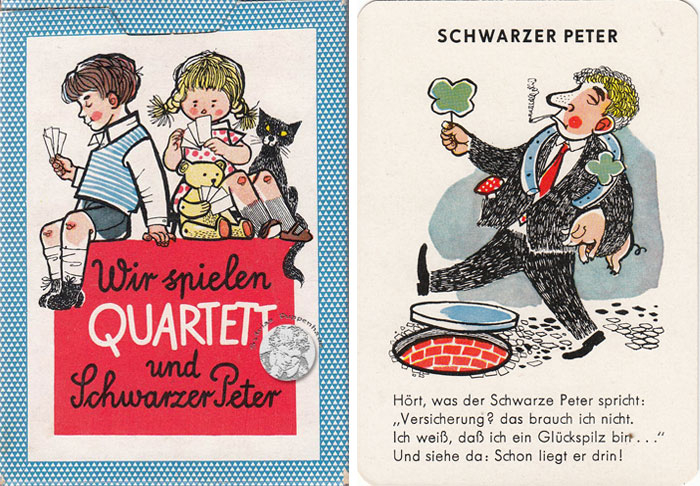 Wir spielen Quartett und Schwarzer Peter