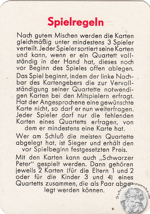 Wir spielen Quartett und Schwarzer Peter