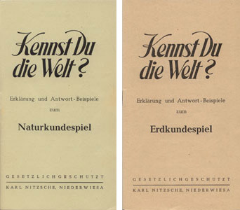 Kennst Du die Welt?