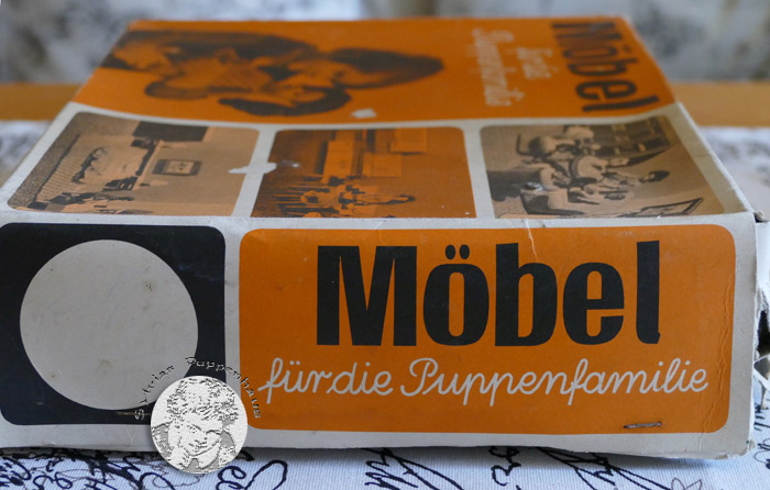 Wohnzimmer Puppenhaus der 1950er bis1980er Jahre
