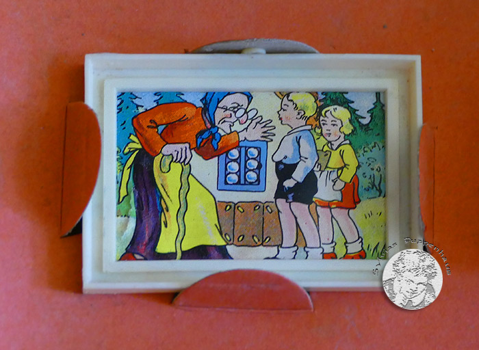 Wohnzimmer Puppenhaus der 1950er bis1980er Jahre