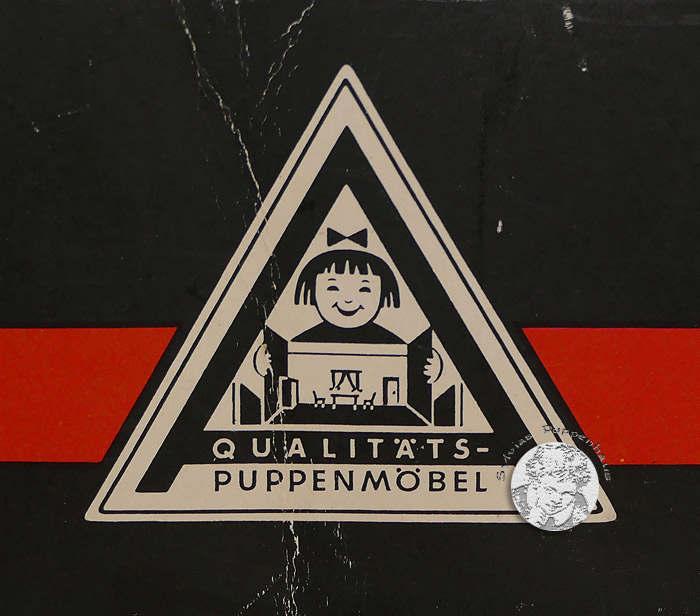 Schlafzimmer Puppenhaus der 1950er bis1980er Jahre