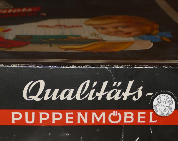 Schlafzimmer Puppenhaus der 1950er bis1980er Jahre